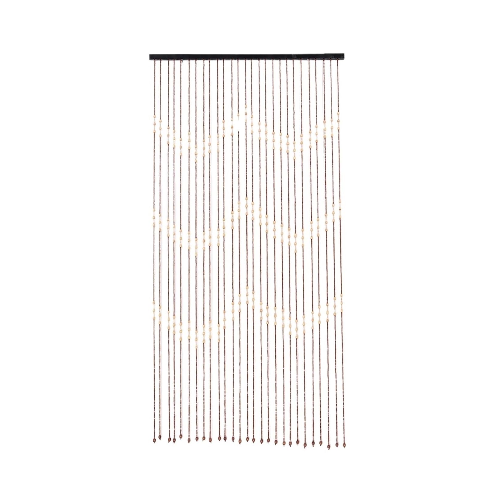 XUWEWI Beaded Door Curtain Natural Wood Fly Screen Porch Doorway For Bath Bedroom For Doorway