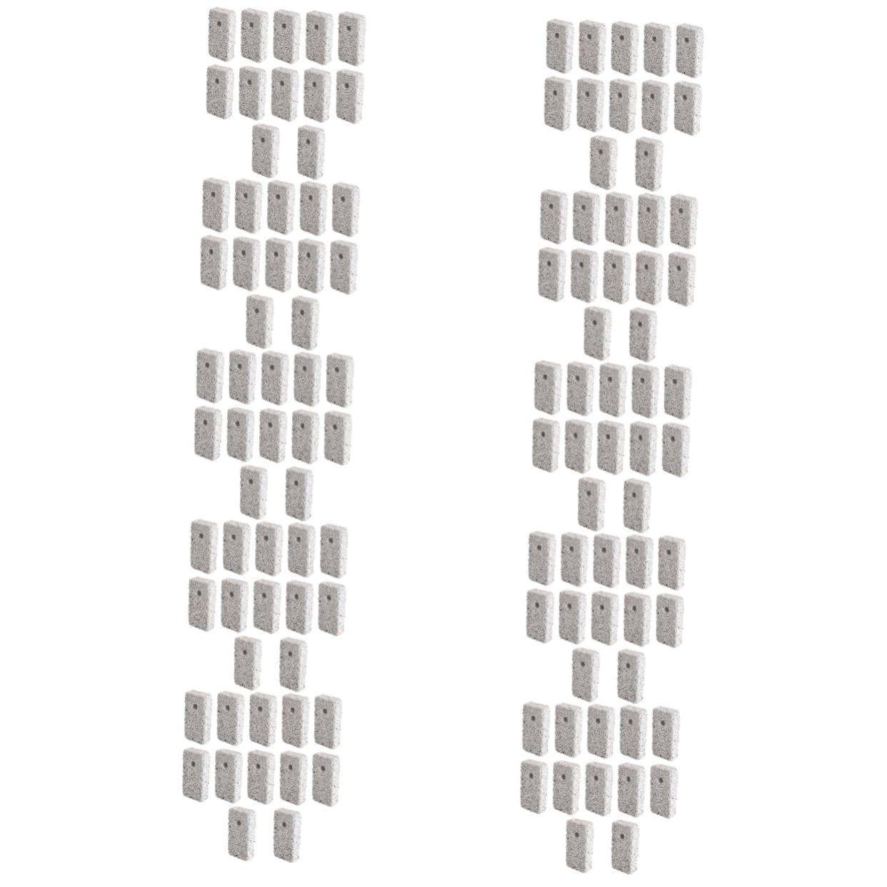 INOOMP 120pièces Molar Stones pour Hamsters De Pierres à Mâcher Volcaniques pour Petits Animaux Sécurisées Et Saines pour Dents Idéales pour Chinchillas Lapins Et Cobayes