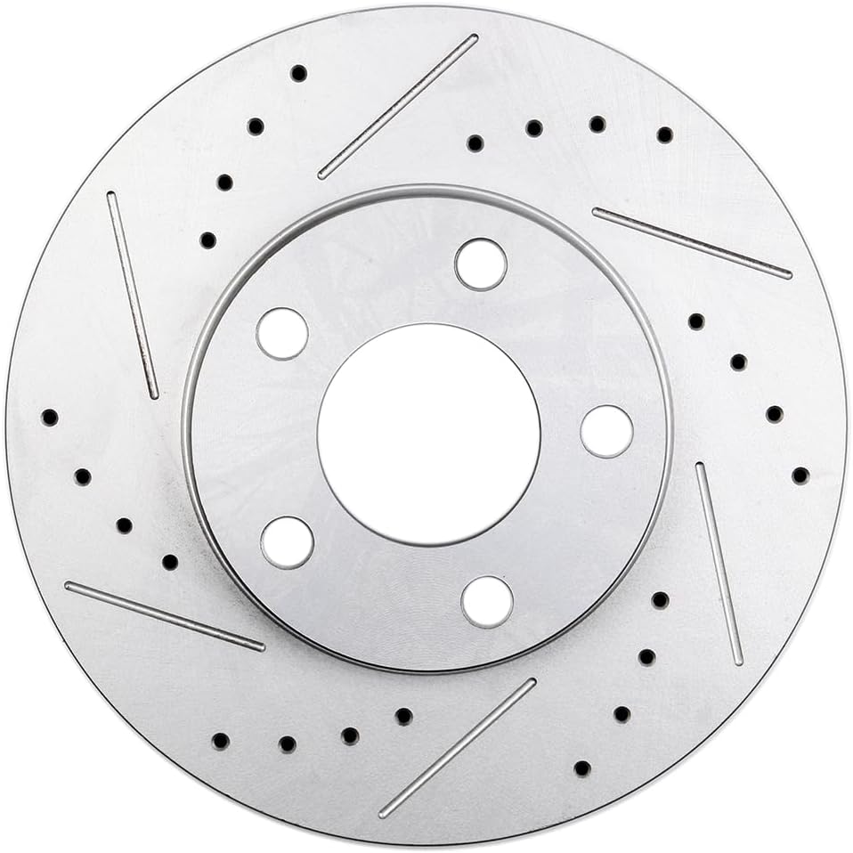ECCPP 54011 54017 Front Vented & Rear Solid Disc Brake Rotors Fit For Ford For Mustang 1994-2004