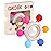 akolik Baby Teething Toys, Teething Relief Toy, BPA Free Baby Chew Toys Infant Toys Newborn Accessories, Teethers for Babies 0-3-6-9-12 Months Old Boys Girls