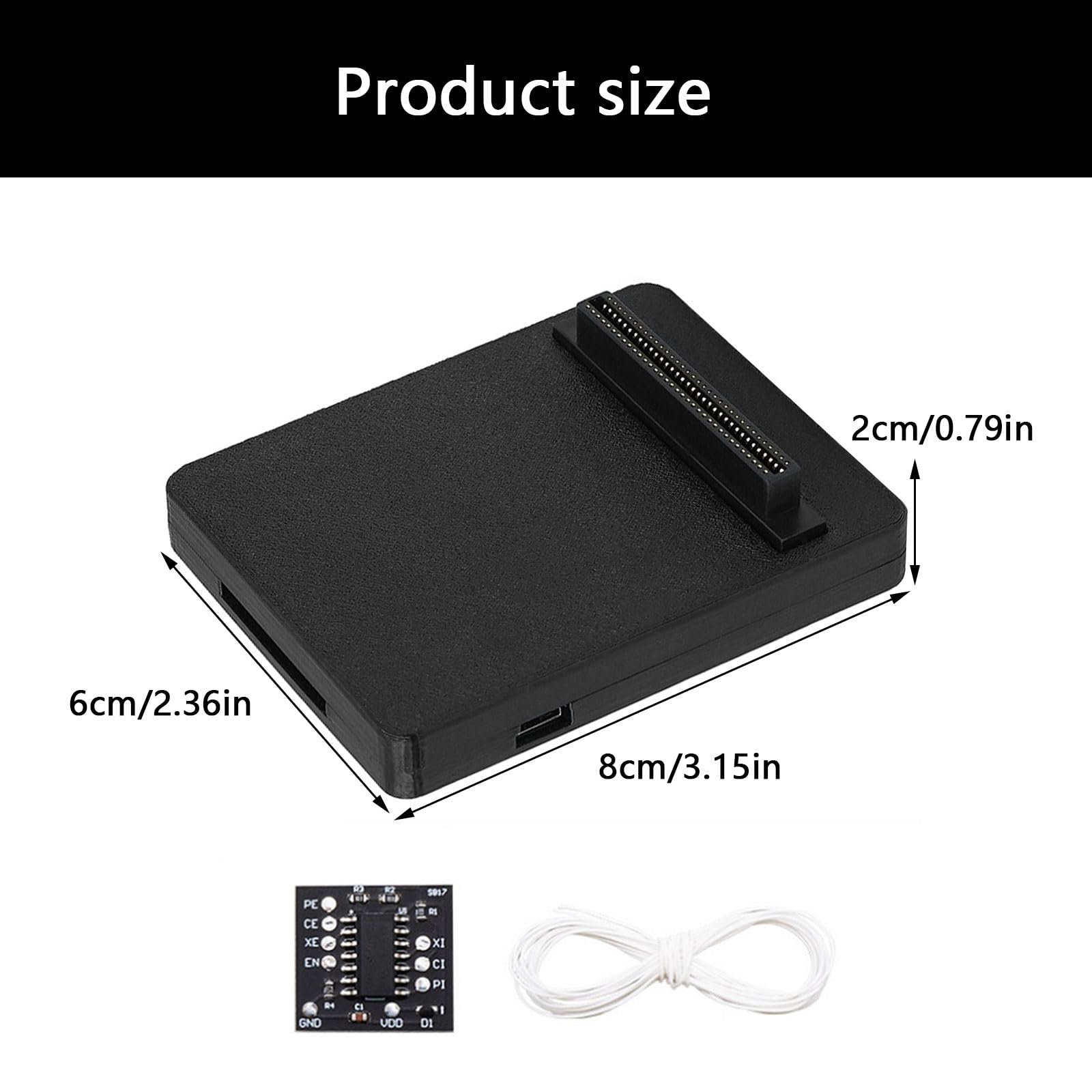Emulador de unidad óptica de fácil instalación 32 GB/64 GB/128 GB, funda impresa con juego de tarjetas de memoria para consola de juegos retro, funda impresa con kit de tarjetas de memoria, accesorios
