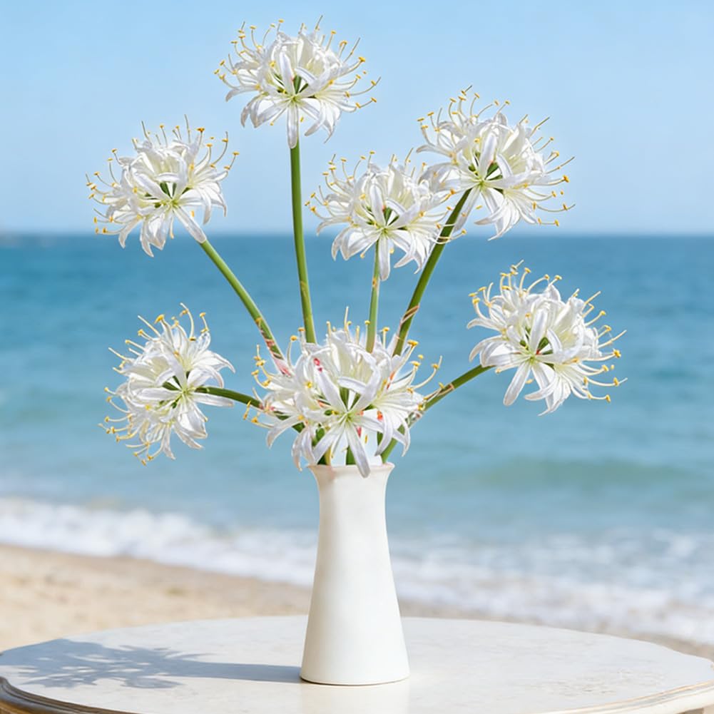 Amazon｜Magicherry 7本の茎 26.4インチ 造花 Lycoris Radiata