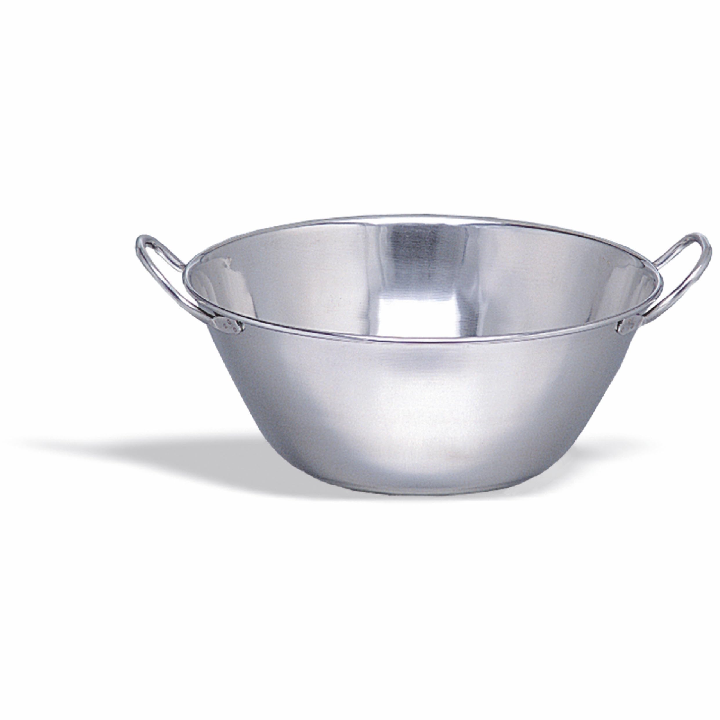 Bassine à Fond Bombé Inox Ø 25 à 50 cm - Pujadas - - Inox3.8