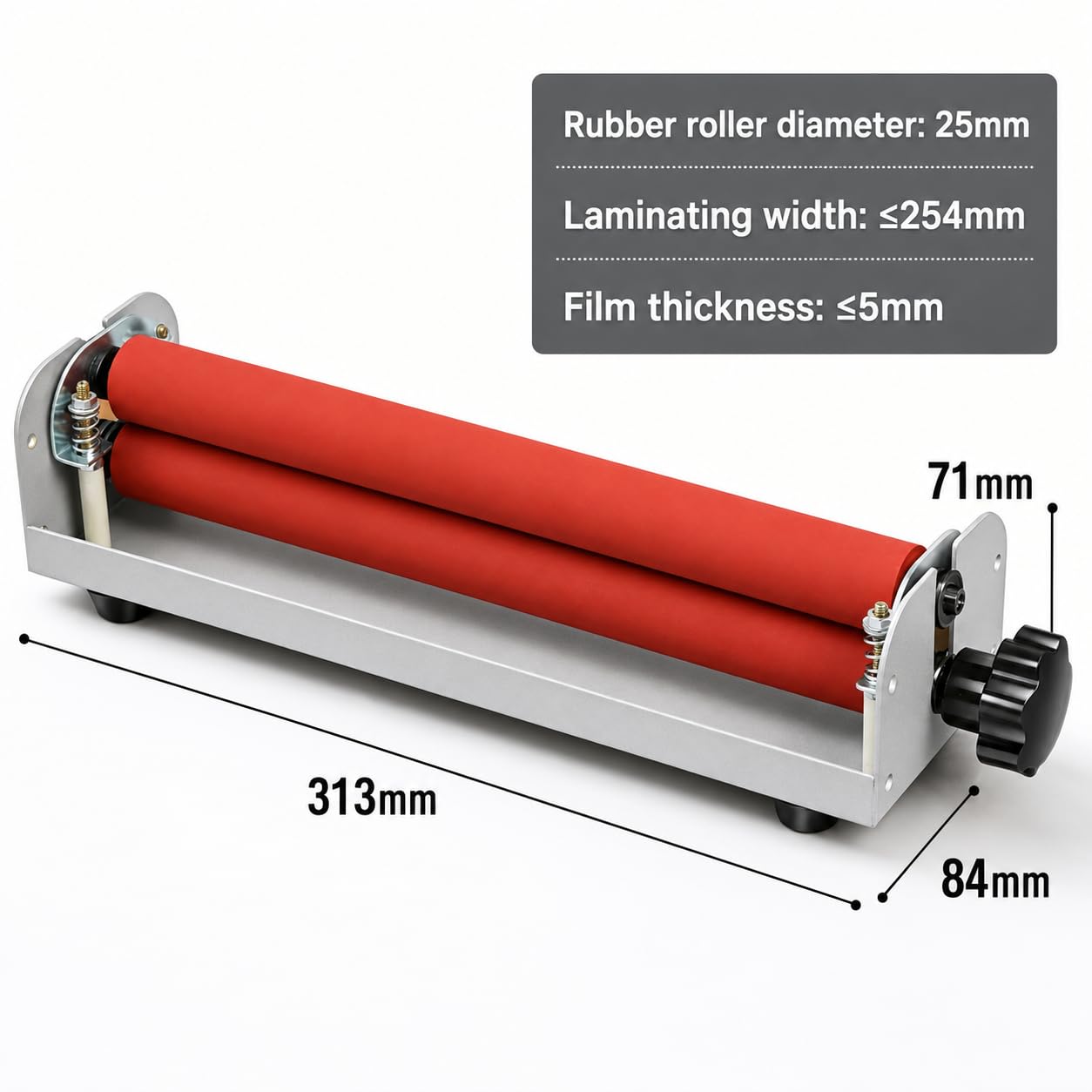 12 Zoll A4 Manueller Kaltlaminator Handkurbelmaschine