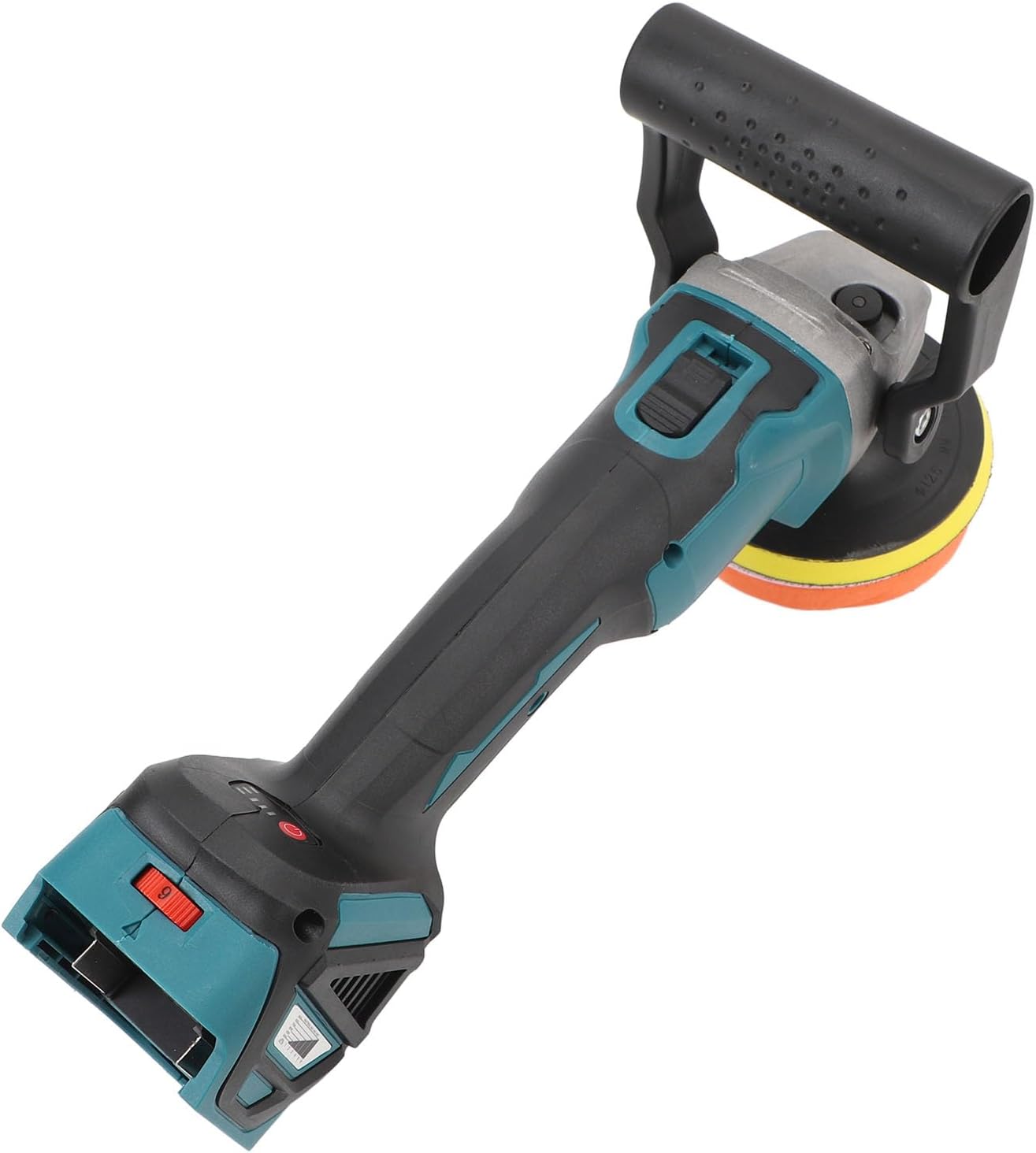 GOTOTOP 18V Cordless Buffer Polisher, 6 Speed LCD Display Ergonomic Design with 125mm Grinding Wheel for Car Detailing Waxing Polishing