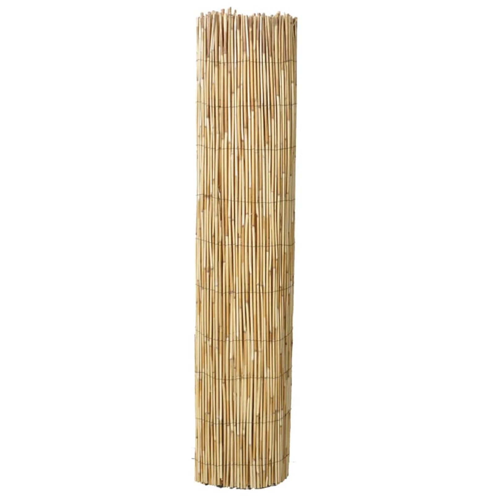 Recinzione da Giardino in Canna,Canna Cannette In Bamboo Pelato Bambù Naturale Canniccio Decorativo Recinzione Giardino Ringhiera Balcone Terrazza Piscina Stuoia Ombreggiante