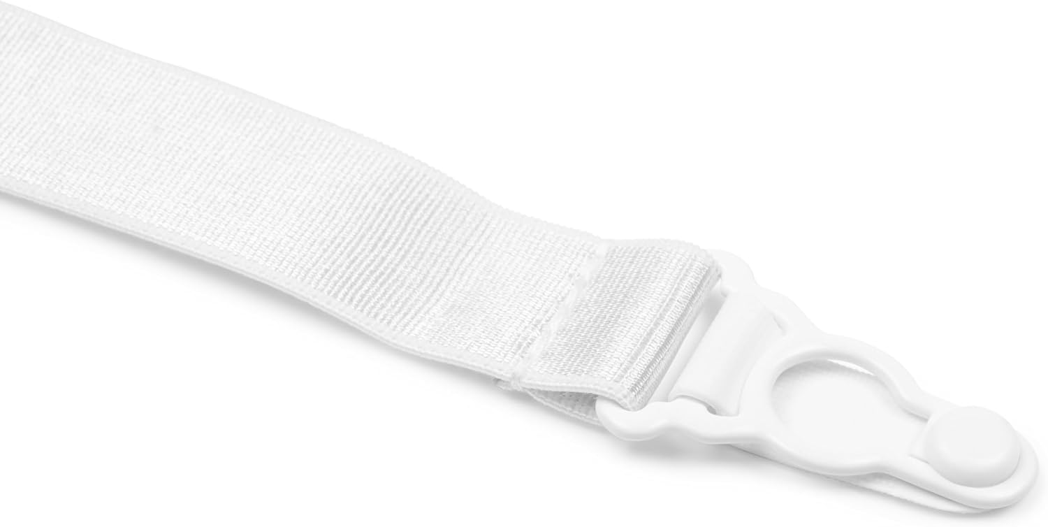 Satini Short Metallic Clip Wide Suspender Belt Lingerie Straps - Image 2