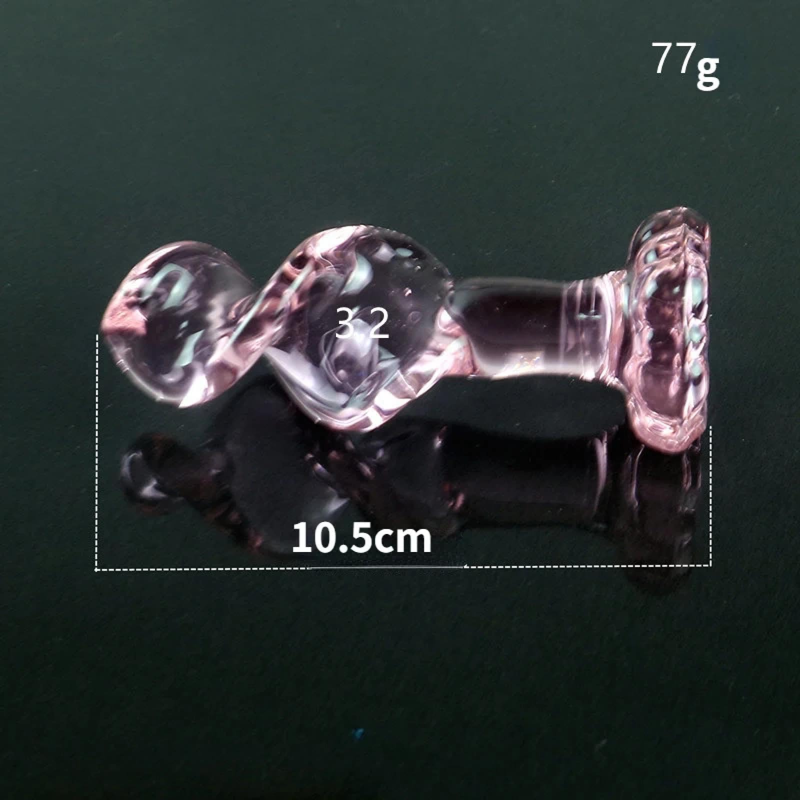 Amazon.com: Anal Butt Plug Transparent Spiral Glass Anal Plug Beads Anal  Sex Machine Glass Anal Dildo for Women Butt Plug Sex Toys 3 Colors : Health  & Household