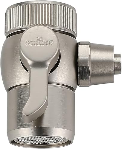 Miniatura 2 de Válvula desviadora de grifo de fregadero mejorada para filtro de agua sobre mostrador, accesorio rociador para filtro de encimera a adaptador de