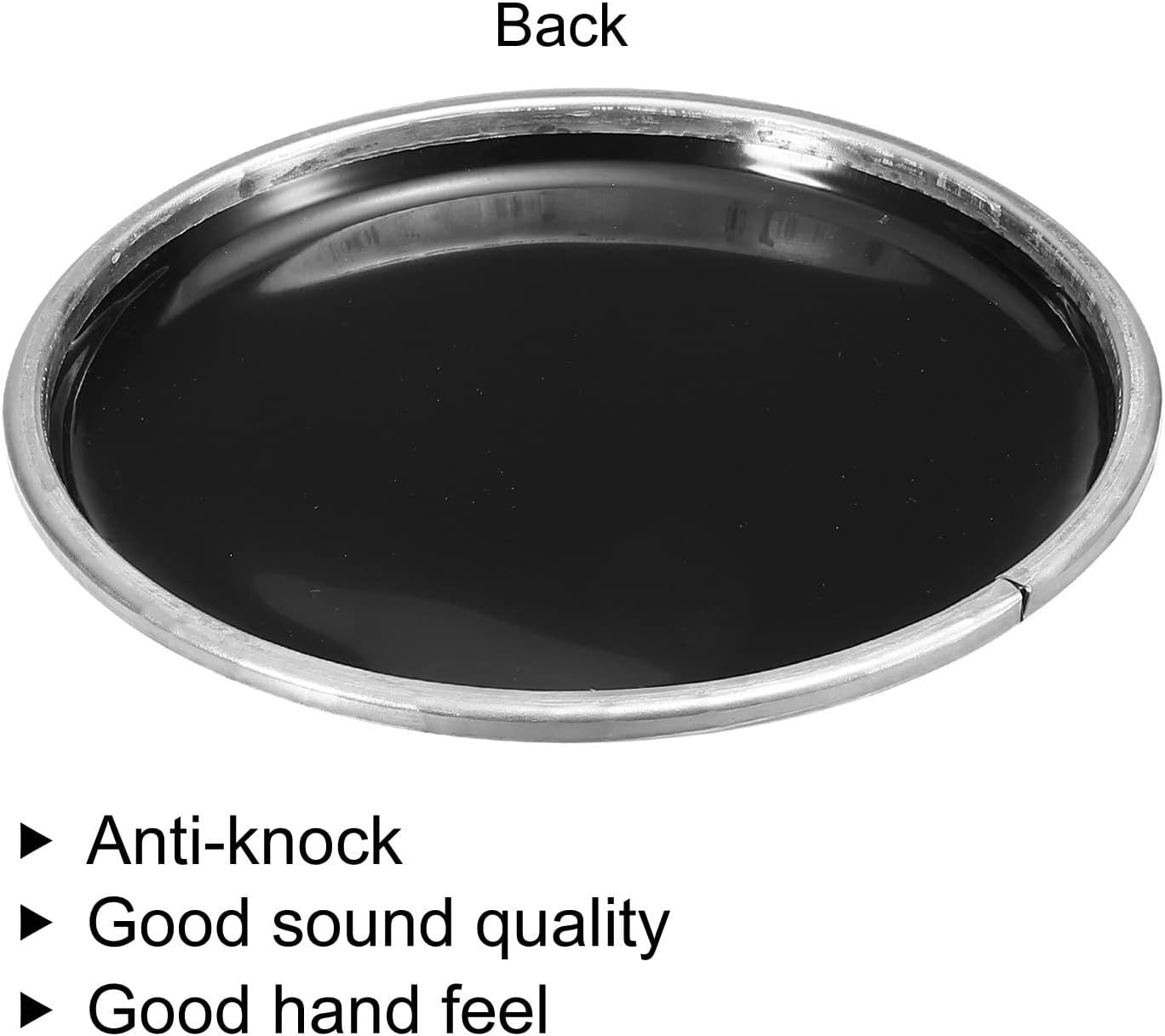 MECCANIXITY 6 Inch Drum Head Drum Skin Sound Controlled PET Material, Black image 4