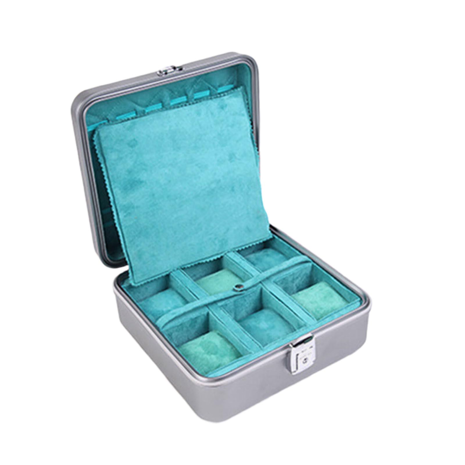 Boîte à montres de voyage en aluminium légère pour éviter les rayures et chocs