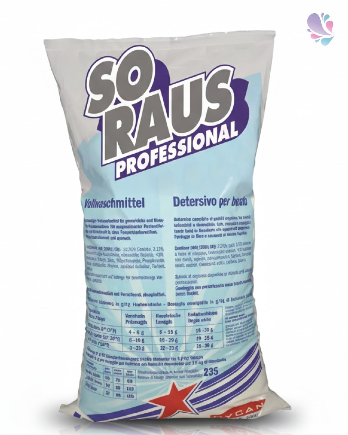 Profi-Vorwaschmittel als Pulver, 20 kg