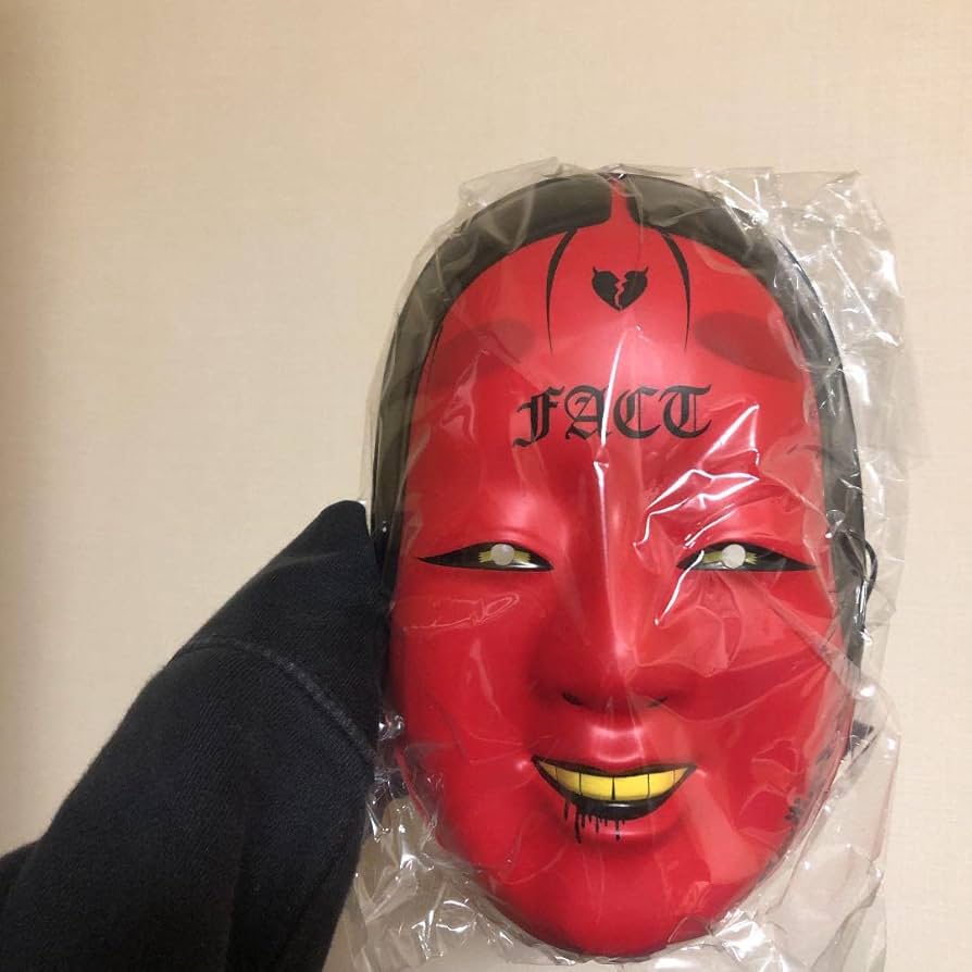 FACT ファクト バンド 限定 能面 お面 グッズ Amazon.co.jp: FACT 能面4色セット バンドグッズ まとめ商品