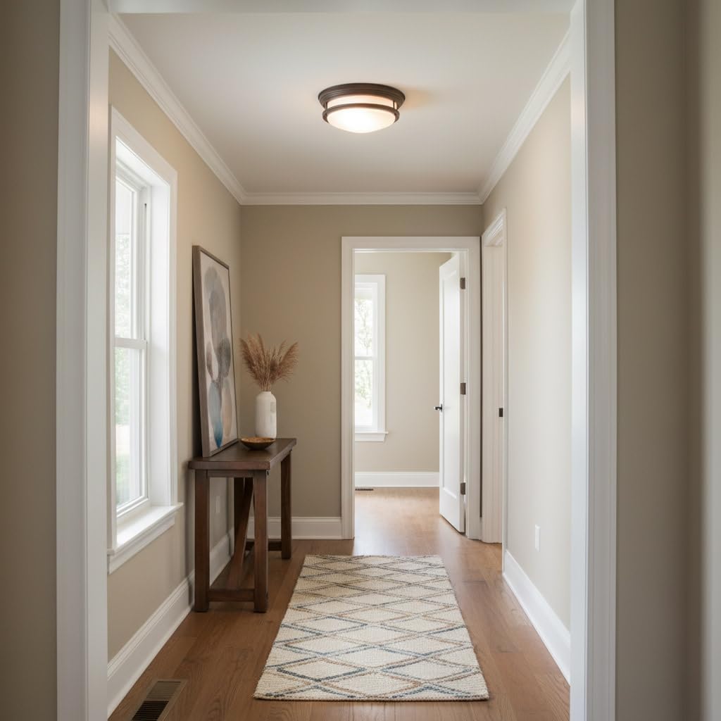 Hinkley Hadley Restoration Two Light Flush Mount, Oil Rubbed Bronze