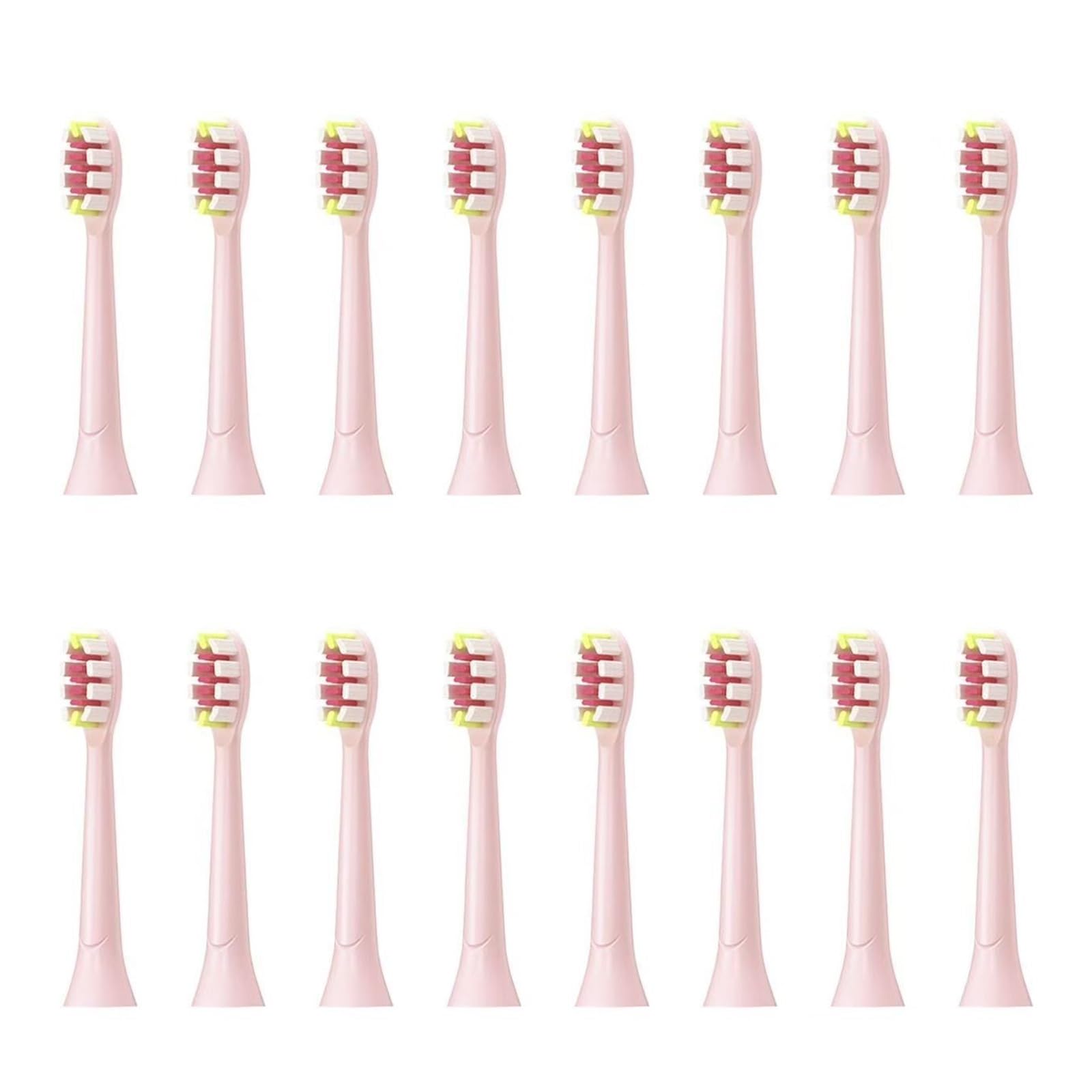 Testine di ricambio for spazzolino elettrico, compatibili con Stoewer, | 4 ugelli for setole for spazzolino elettrico sonico M4(16PCS PINK)