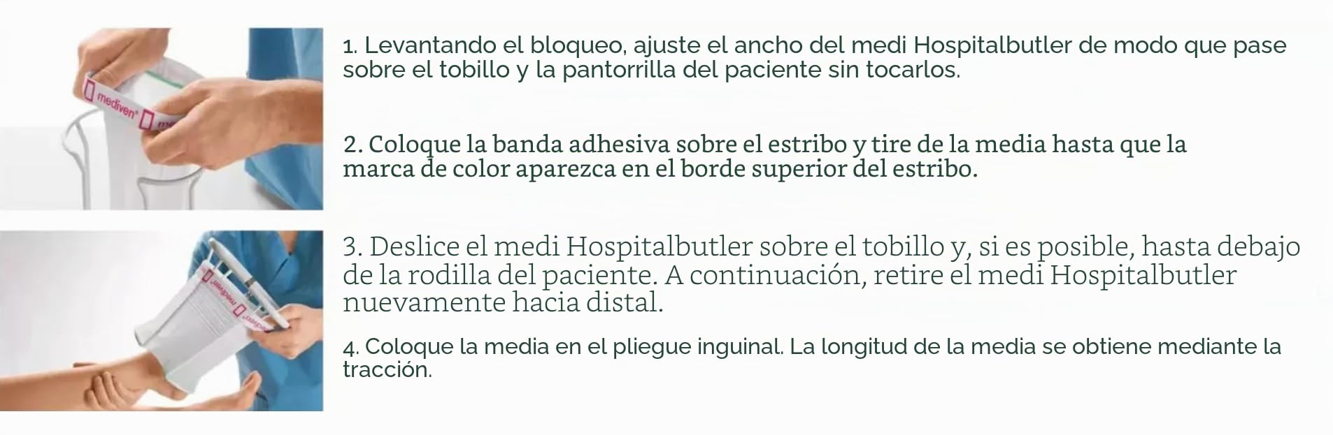 Medi Hospital Butler, accesorios, vestirse y desvestirse