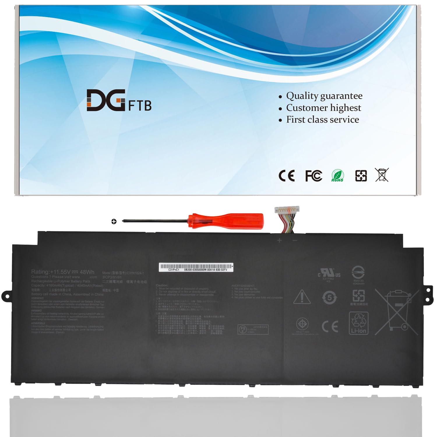 Amazon.com: C31N1824-1 Laptop Battery for Asus Chromebook Flip