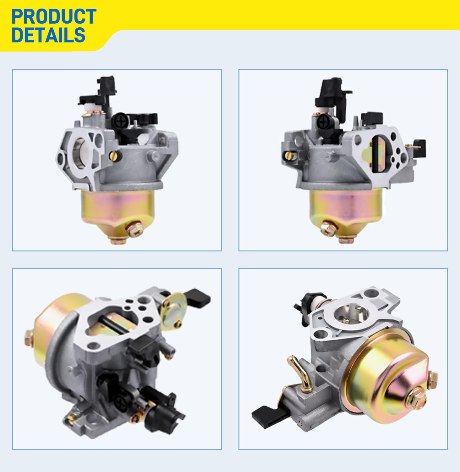 FitBest GX270 Carburetor with Air Filter Tune-Up Kits for Honda GX240 8HP GX270 9HP 177F Engine 16100-ZE2-W71 1616100-ZH9-820 Lawnmower Water Pumper Pressure Washer