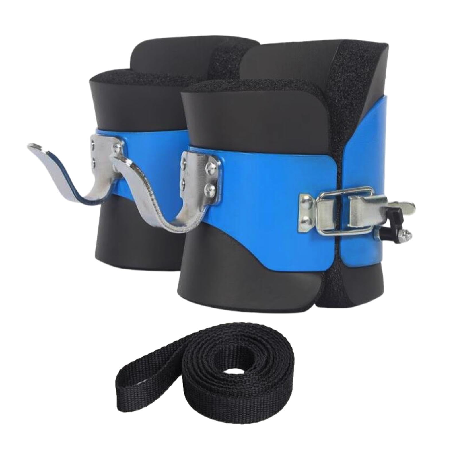 MERISHOPP Anti Inversion Boots Boots for Sit Up Abdominal Exercise Gym Black Blue|Sporting Goods|Fitness Running & Yoga|Fitness Equipment & Gear|Inversion Tables