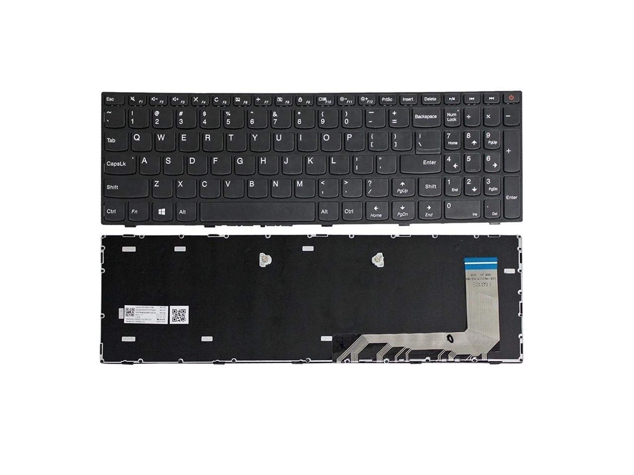 Amazon.com: New US Black Keyboard Non-Backlit with Frame for  