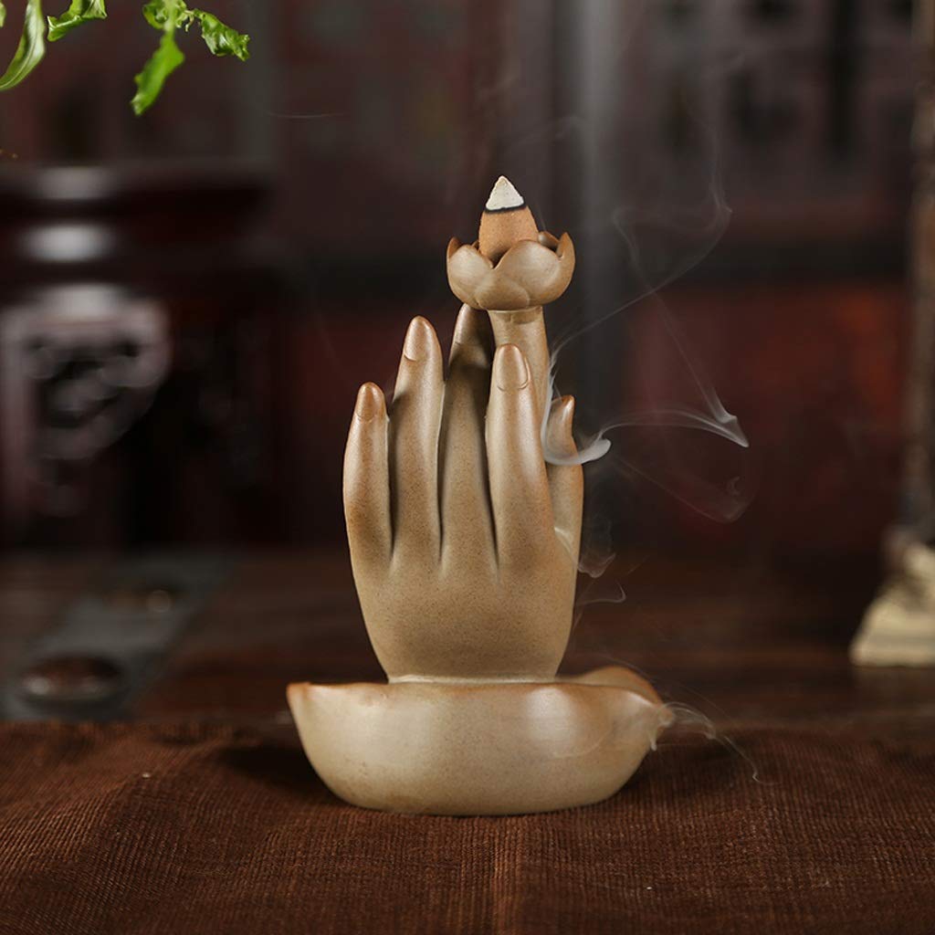 Backflow wierookbrander Dragon Backflow Wierookbrander, Keramische Waterval Wierookhouder for Home Office Yoga Studio Zen Ornamenten Wierookbrander