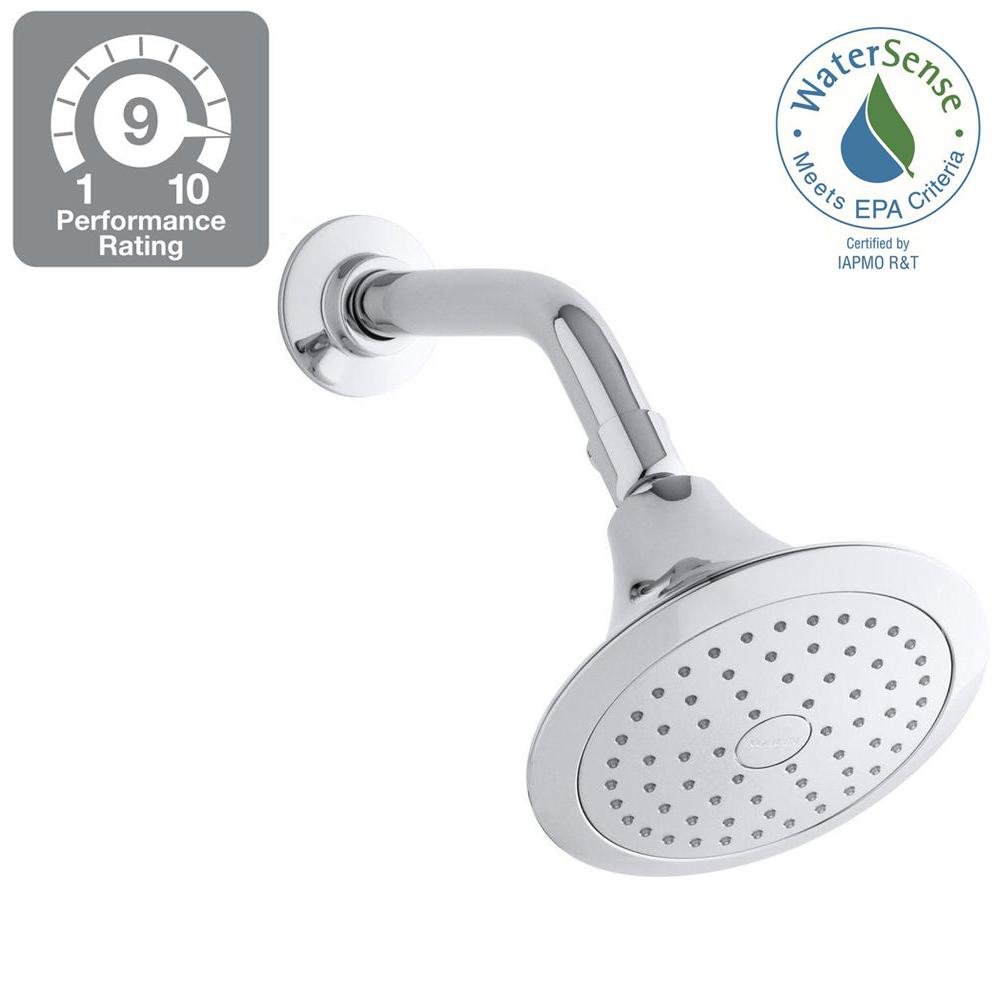 Kohler R10282-G-CP Soffione Doccia Forte CP 1.8, Finitura cromata, 1