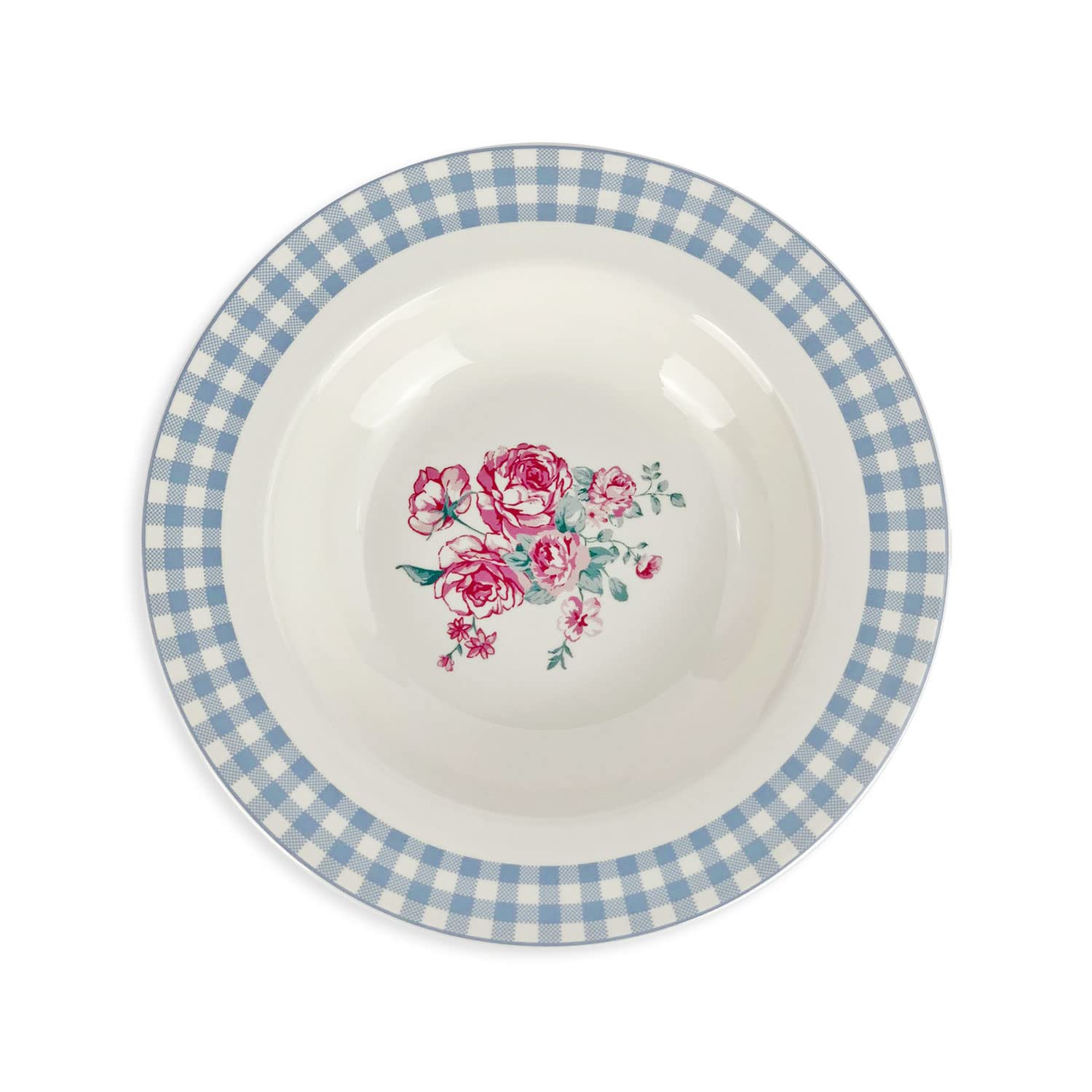 Juego de platos hondos Isabelle Rose Julia Shabby Chic de porcelana 6 unidades 5109