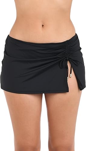 La Blanca Traje de baño con Falda asimétrica estándar Island Goddess para Mujer,