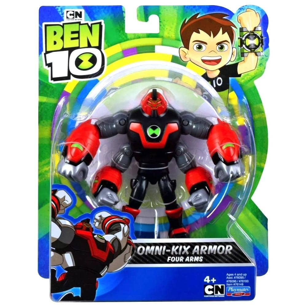 Ben 10 Omni-Kix Armor Four Arms Basic Figure: Buy Online at