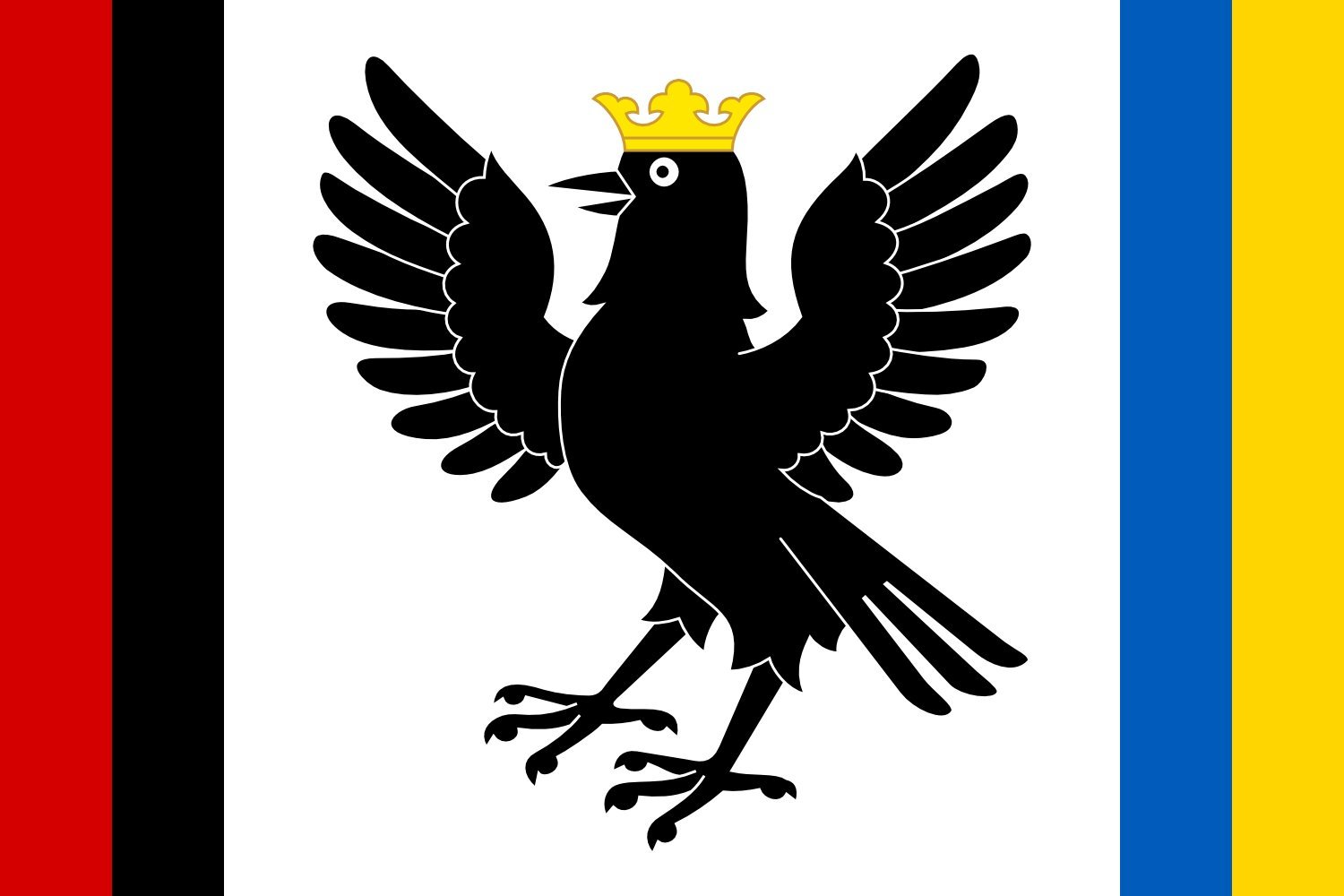 Drapeau Ivano-Frankivsk Oblast pour décoration murale et rassemblements