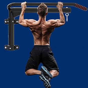 Amazon.co.jp: 懸垂バー壁掛け、フックとフォームハンドル付き多