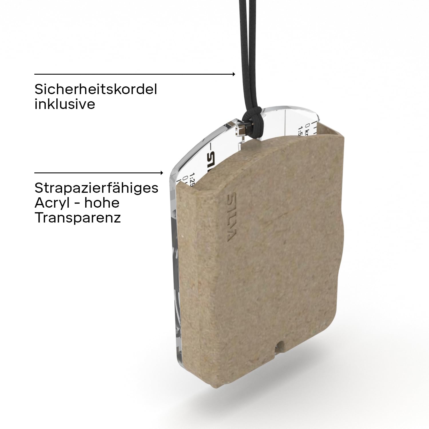 Silva Kompass Outdoor - Spiegelkompass Terra Ranger S - Aus Recycelten Materialien - Peilkompass für Lange Entfernungen - Marschkompass mit Drehbarem Kompassgehäuse - Skala 1:25k & 1:50k