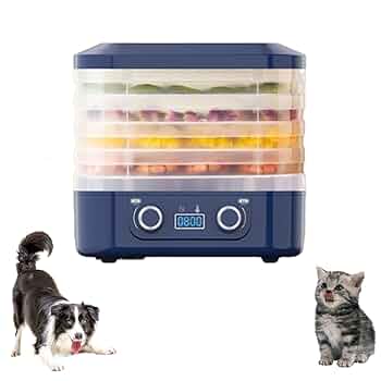 BelleLife フードドライヤー 2in1 乾燥機 ペットおやつ 猫 犬 BelleLife フードドライヤー ドライフードメーカー 食品乾燥機