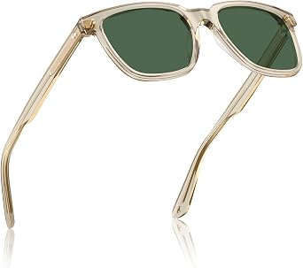 CARFIA Retro Square Mens Sunglasses Polarised Eyewear 100% UV Protection