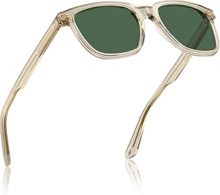 CARFIA Herren Sonnenbrille Polarisierte UV400 Rechteckigte Rahmen für Angeln Bergsteigen Fahren