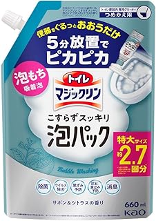 トイレマジックリン こすらずスッキリ泡パック サボン＆シトラスの香り つめかえ用 ６６０ｍｌ