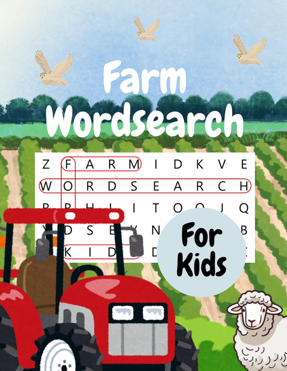 Farm Wordsearch For Kids: Farming Wordsearch Puzzles (Activity Books)