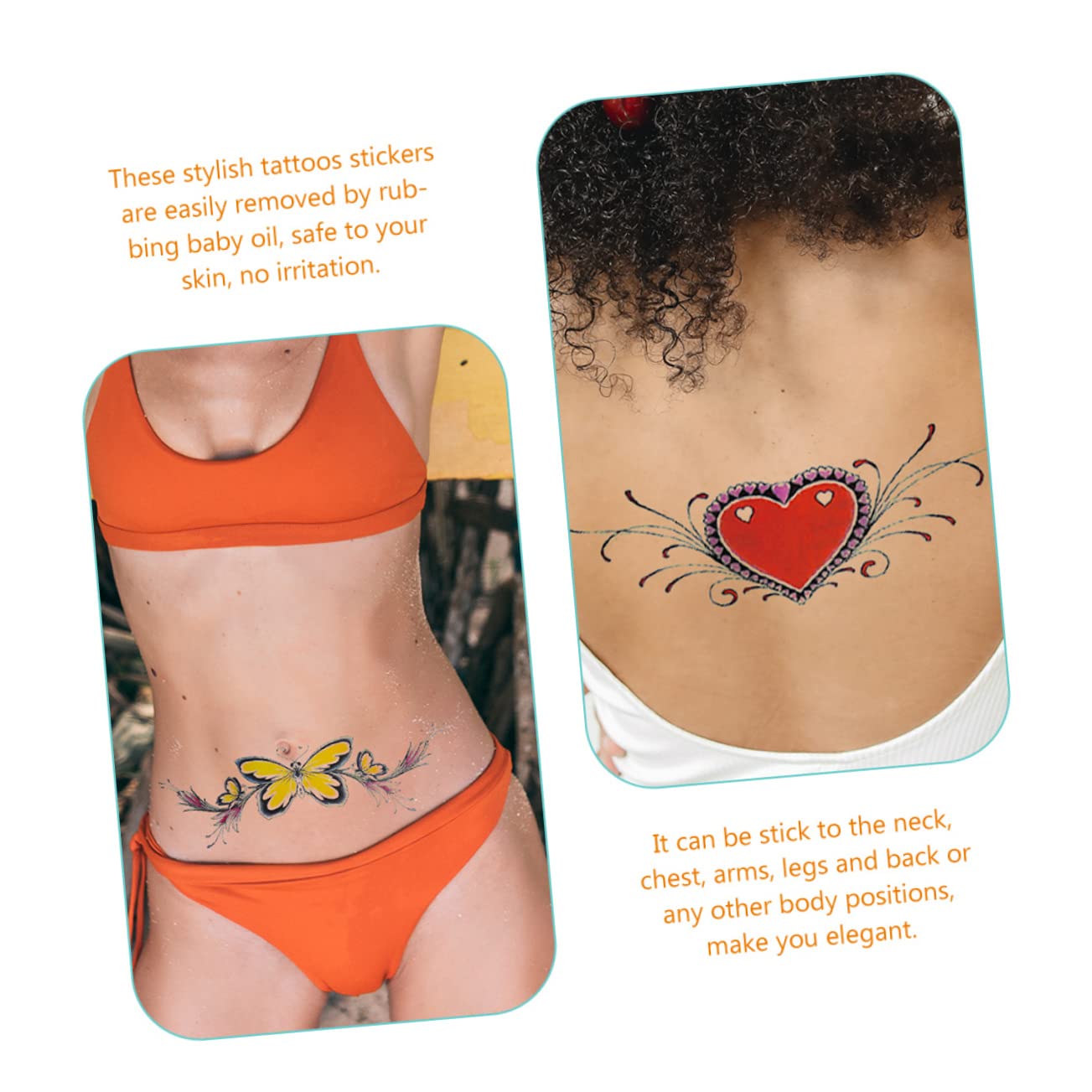 40hojas Tatuajes Temporales Realistas Para Adultos Pack De Pegatinas De y Flores Para Fiestas Playa y Eventos Fácil De Aplicar y Remover