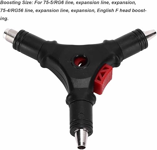 Miniatura 7 de Dioche Conector F 4 en 1, herramienta de ensanchamiento de instalación de compresión coaxial, herramienta de compresión pelacables multifunción para