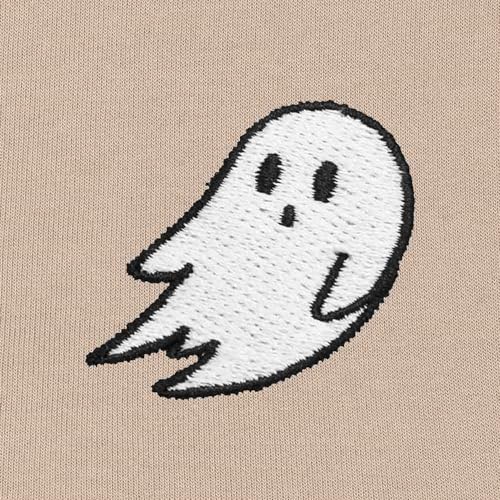 DALIX Ghost Embroidered Hoodie Fleece Sweatshirt Zip Front Mens2