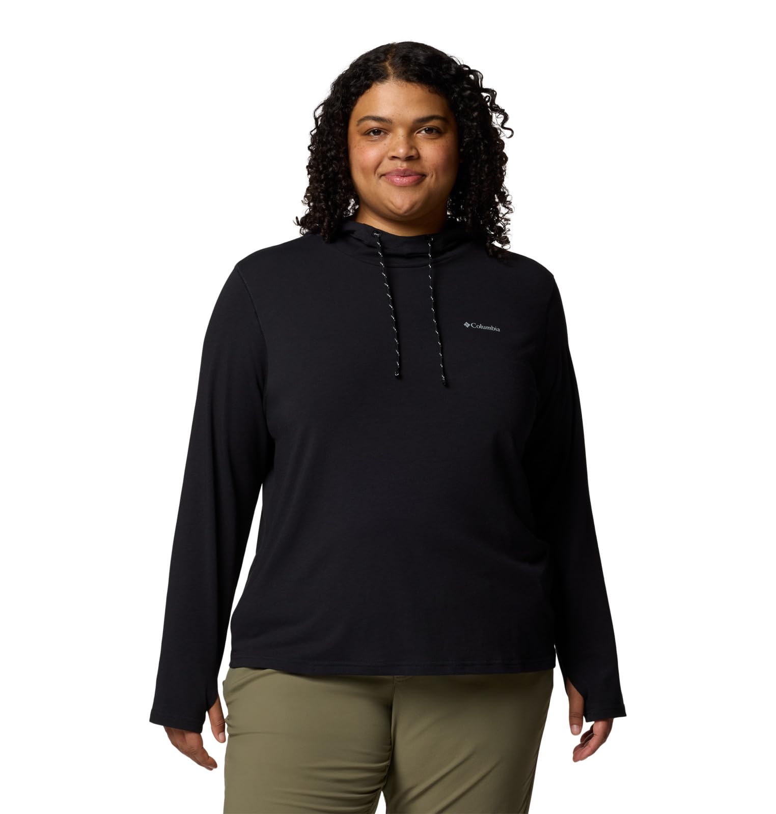 Columbia Women's Black Sun Trek Hoodie Ii, L