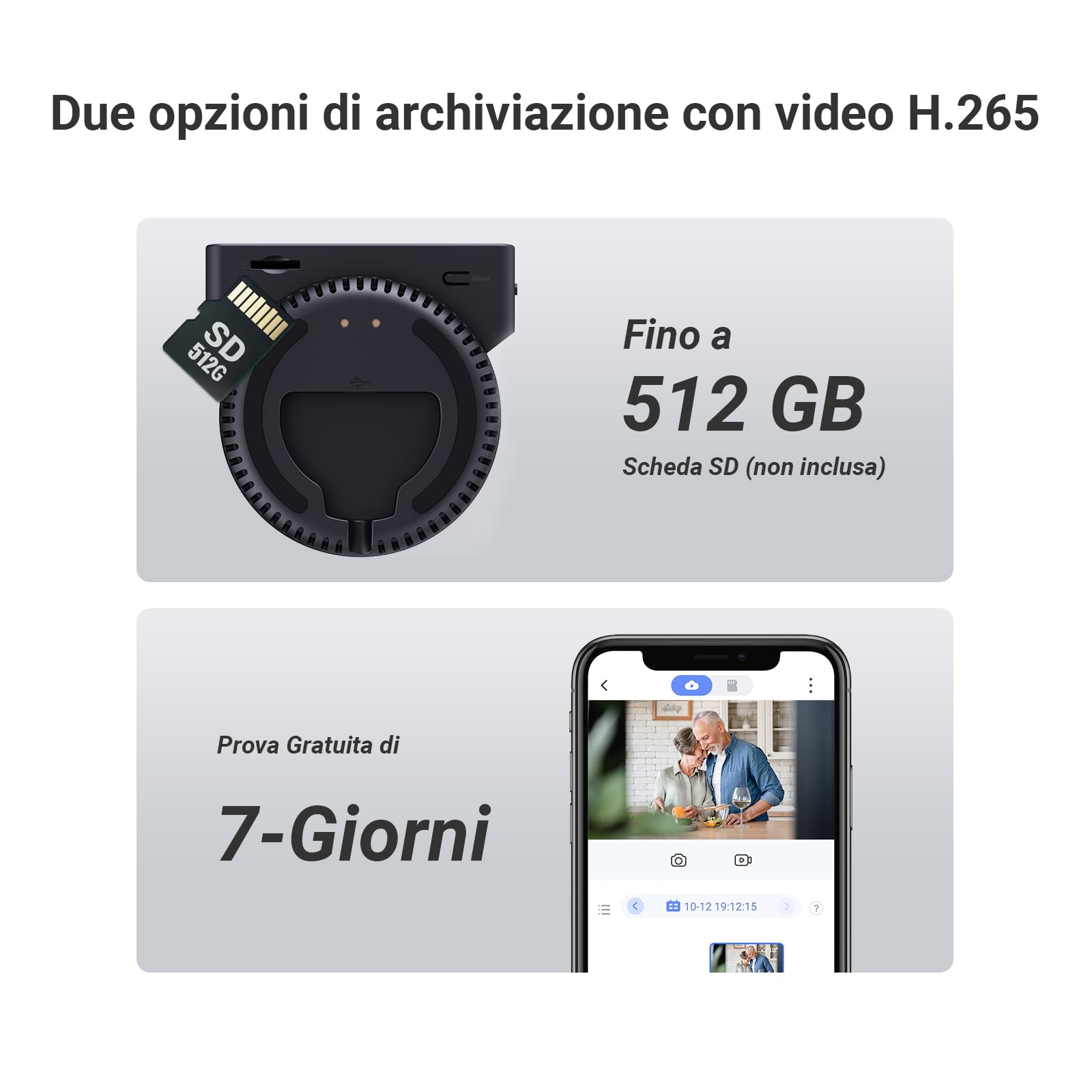 EZVIZ Telecamera WiFi Interno 2K+ 360° con Videochiamata, Rilevamento AI Persone/Animali/Pianto, Monitoraggio Bambini e Anziani, Album Digitale e Altoparlante Bluetooth, WiFi Dual-Band 2,4/5GHz, S10