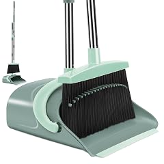 Broom and Dustpan Set for Home Dust pan with Long Handle Broom with Dustpan Combo Set for Home