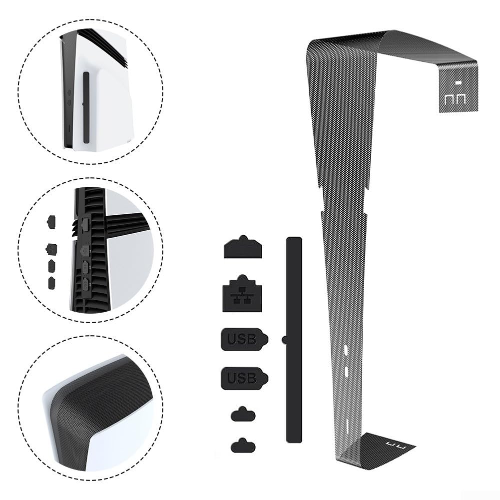 Staubschutz Für PS5 Pro - Rote PVC Abdeckung 62x6cm Gegen Staub & Tierhaare