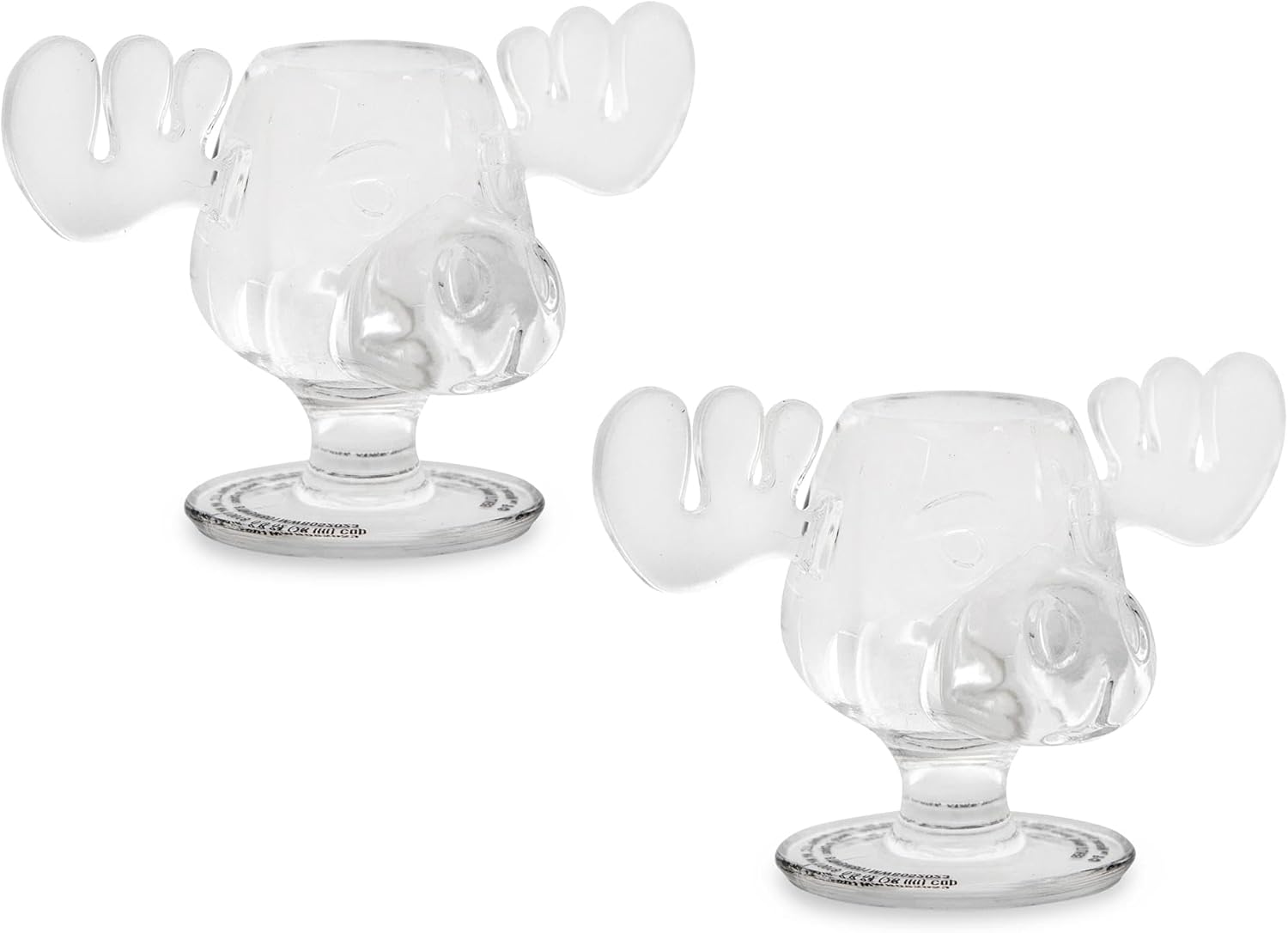 Silver Buffalo National Lampoon's Christmas Vacation Moose Head Shot Glass Set of 4