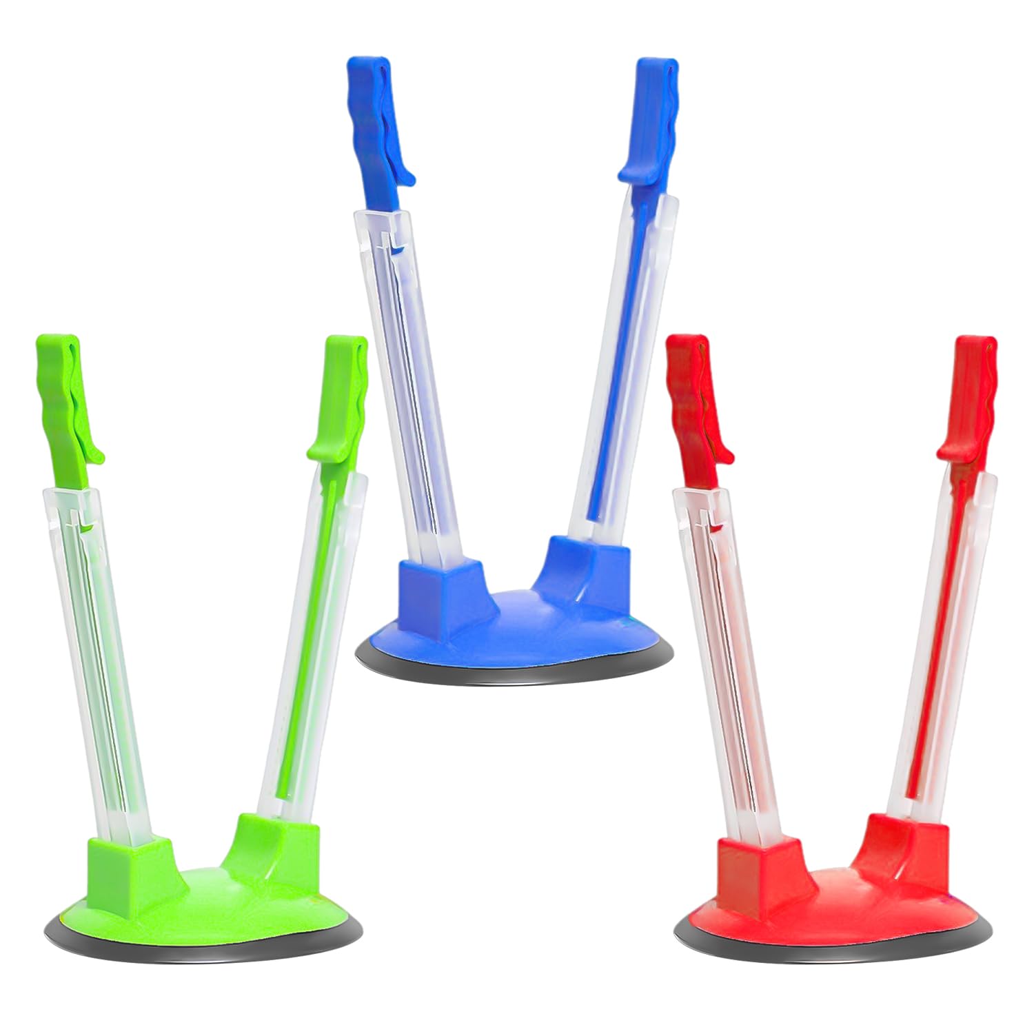 3 Pezzi di Supporto per Sacchetti di Plastica, Supporto per Sacchetti Alimentari, Supporto per Sacchetti, Supporto per Sacchetto, Elettrodomestici da Cucina (3 Colori).