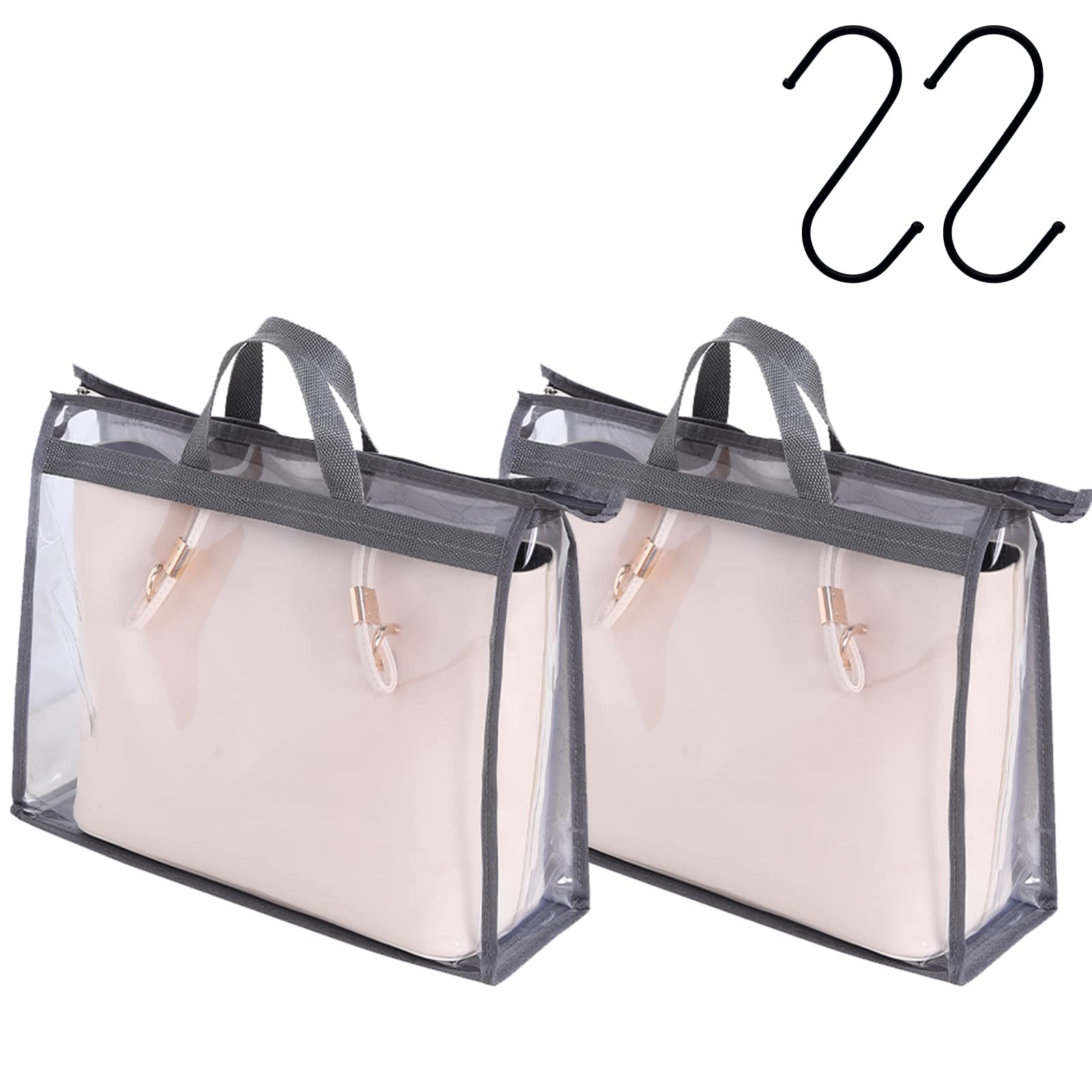 Fazhongfa 6x Staubbeutel Für Handtaschen – Transparent, Mit Reißverschluss & Griff