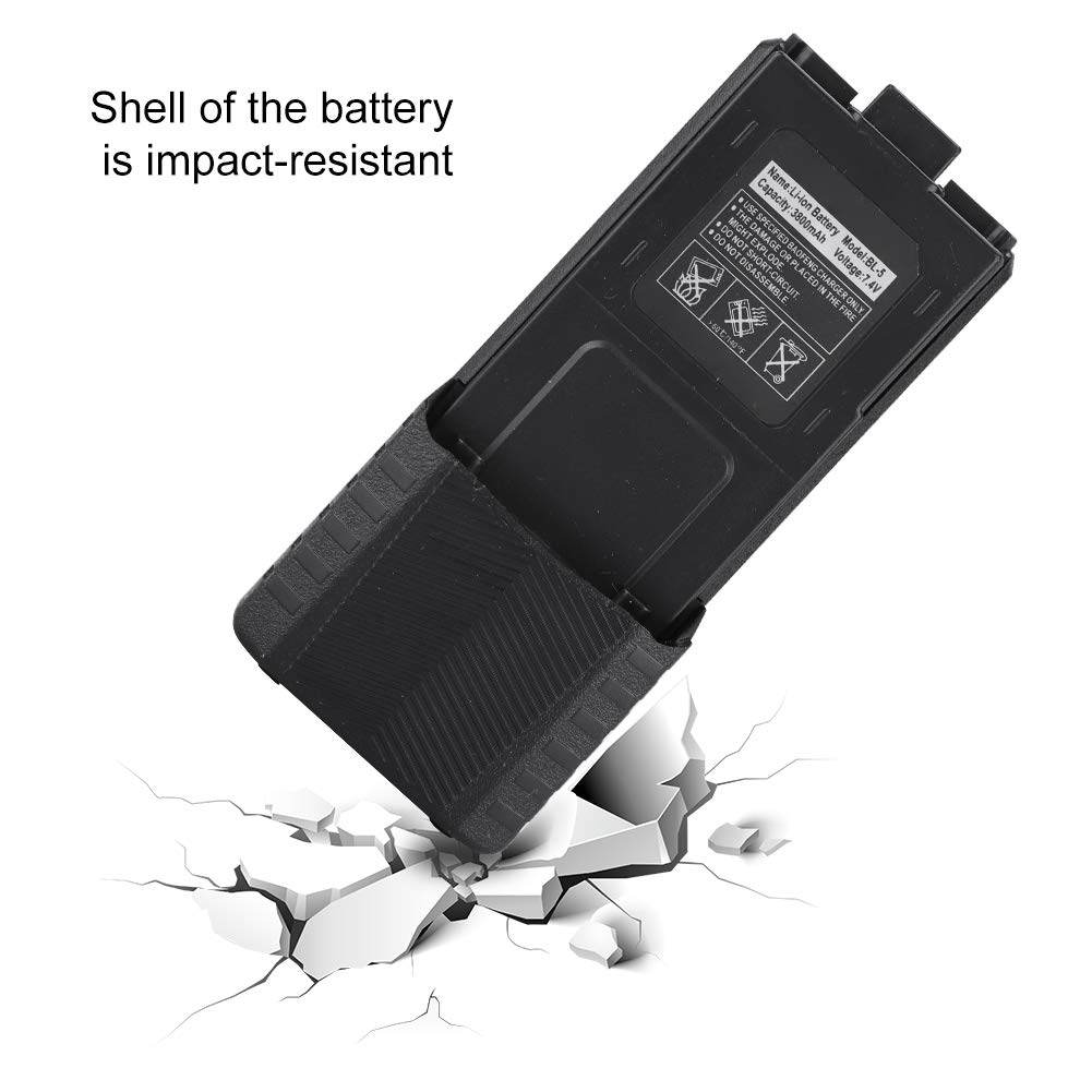 BaoFeng Radio 7.4V 3800mAh Li-ion Battery For UV-5R UV-5RA Plus