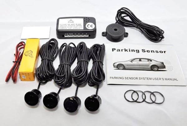 Parking Reversing Sensor Kit with 4 Sensors and Audio Buzzer SB336-4 (Silver) - 2