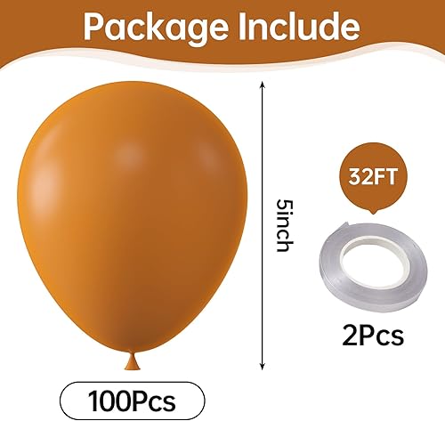 Vista 182 de KALOR Globos de arena blanca retro, 100 piezas de 5 pulgadas mini globos de látex mate para arco de guirnalda de globos, decoración de cumpleaños